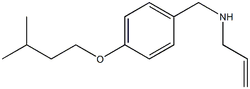 {[4-(3-methylbutoxy)phenyl]methyl}(prop-2-en-1-yl)amine Struktur