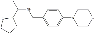 {[4-(morpholin-4-yl)phenyl]methyl}[1-(oxolan-2-yl)ethyl]amine Struktur