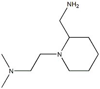 {1-[2-(dimethylamino)ethyl]piperidin-2-yl}methanamine Struktur