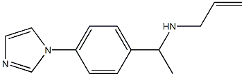 {1-[4-(1H-imidazol-1-yl)phenyl]ethyl}(prop-2-en-1-yl)amine Struktur