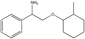 {1-amino-2-[(2-methylcyclohexyl)oxy]ethyl}benzene Struktur