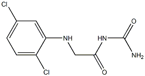 {2-[(2,5-dichlorophenyl)amino]acetyl}urea Struktur