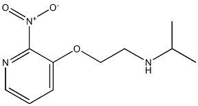 {2-[(2-nitropyridin-3-yl)oxy]ethyl}(propan-2-yl)amine Struktur