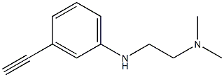 {2-[(3-ethynylphenyl)amino]ethyl}dimethylamine Struktur