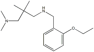 {2-[(dimethylamino)methyl]-2-methylpropyl}[(2-ethoxyphenyl)methyl]amine Struktur