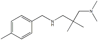 {2-[(dimethylamino)methyl]-2-methylpropyl}[(4-methylphenyl)methyl]amine Struktur