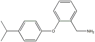 {2-[4-(propan-2-yl)phenoxy]phenyl}methanamine Struktur