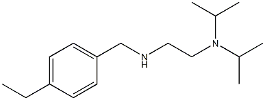 {2-[bis(propan-2-yl)amino]ethyl}[(4-ethylphenyl)methyl]amine Struktur