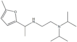 {2-[bis(propan-2-yl)amino]ethyl}[1-(5-methylfuran-2-yl)ethyl]amine Struktur