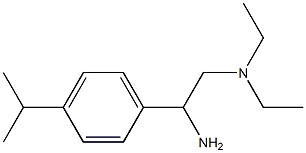 {2-amino-2-[4-(propan-2-yl)phenyl]ethyl}diethylamine Struktur