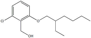 {2-chloro-6-[(2-ethylhexyl)oxy]phenyl}methanol Struktur