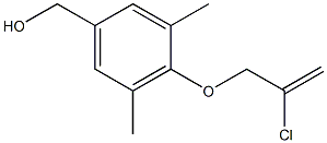 {4-[(2-chloroprop-2-en-1-yl)oxy]-3,5-dimethylphenyl}methanol Struktur