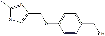 {4-[(2-methyl-1,3-thiazol-4-yl)methoxy]phenyl}methanol Struktur