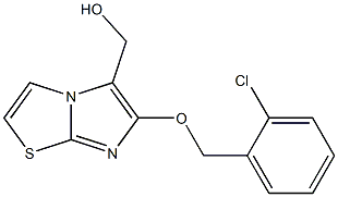 {6-[(2-chlorobenzyl)oxy]imidazo[2,1-b][1,3]thiazol-5-yl}methanol Struktur