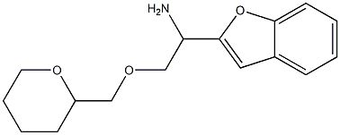 1-(1-benzofuran-2-yl)-2-(oxan-2-ylmethoxy)ethan-1-amine Struktur