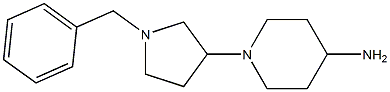 1-(1-benzylpyrrolidin-3-yl)piperidin-4-amine Struktur