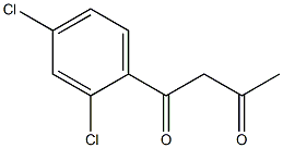 1-(2,4-dichlorophenyl)butane-1,3-dione Struktur