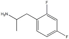 1-(2,4-difluorophenyl)propan-2-amine Struktur