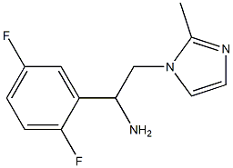 1-(2,5-difluorophenyl)-2-(2-methyl-1H-imidazol-1-yl)ethanamine Struktur