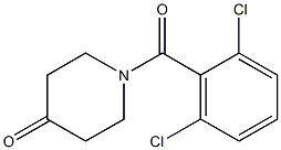 1-(2,6-dichlorobenzoyl)piperidin-4-one Struktur