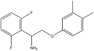 1-(2,6-difluorophenyl)-2-(3,4-dimethylphenoxy)ethanamine Struktur