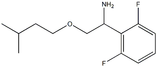 1-(2,6-difluorophenyl)-2-(3-methylbutoxy)ethan-1-amine Struktur