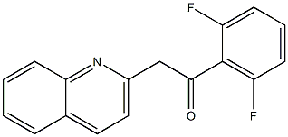 1-(2,6-difluorophenyl)-2-(quinolin-2-yl)ethan-1-one Struktur