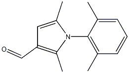 1-(2,6-dimethylphenyl)-2,5-dimethyl-1H-pyrrole-3-carbaldehyde Struktur