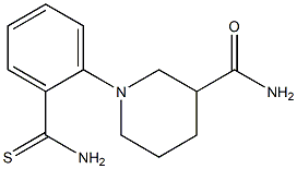 1-(2-carbamothioylphenyl)piperidine-3-carboxamide Struktur