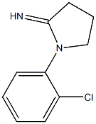 1-(2-chlorophenyl)pyrrolidin-2-imine Struktur