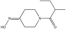 1-(2-methylbutanoyl)piperidin-4-one oxime Struktur