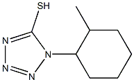 1-(2-methylcyclohexyl)-1H-1,2,3,4-tetrazole-5-thiol Struktur