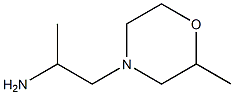 1-(2-methylmorpholin-4-yl)propan-2-amine Struktur