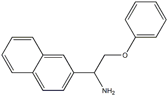 1-(2-naphthyl)-2-phenoxyethanamine Struktur