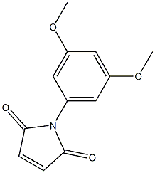 1-(3,5-dimethoxyphenyl)-2,5-dihydro-1H-pyrrole-2,5-dione Struktur