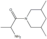 1-(3,5-dimethylpiperidin-1-yl)-1-oxopropan-2-amine Struktur