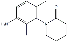 1-(3-amino-2,6-dimethylphenyl)piperidin-2-one Struktur