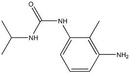 1-(3-amino-2-methylphenyl)-3-propan-2-ylurea Struktur