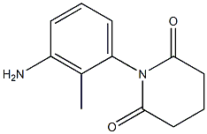 1-(3-amino-2-methylphenyl)piperidine-2,6-dione Struktur