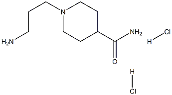 1-(3-aminopropyl)piperidine-4-carboxamide dihydrochloride Struktur