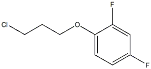 1-(3-chloropropoxy)-2,4-difluorobenzene Struktur