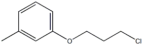 1-(3-chloropropoxy)-3-methylbenzene Struktur