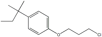 1-(3-chloropropoxy)-4-(2-methylbutan-2-yl)benzene Struktur