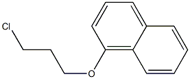 1-(3-chloropropoxy)naphthalene Struktur