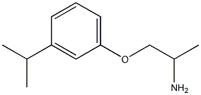 1-(3-isopropylphenoxy)propan-2-amine Struktur