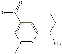 1-(3-methyl-5-nitrophenyl)propan-1-amine Struktur