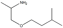 1-(3-methylbutoxy)propan-2-amine Struktur