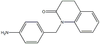 1-(4-aminobenzyl)-3,4-dihydroquinolin-2(1H)-one Struktur