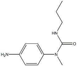 1-(4-aminophenyl)-1-methyl-3-propylurea Struktur