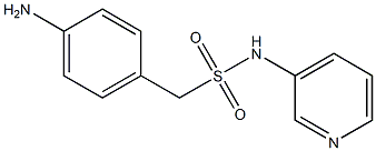 1-(4-aminophenyl)-N-(pyridin-3-yl)methanesulfonamide Struktur